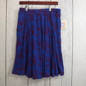 🆕 LuLaRoe Madison Geometric Pattern Pleated Skirt